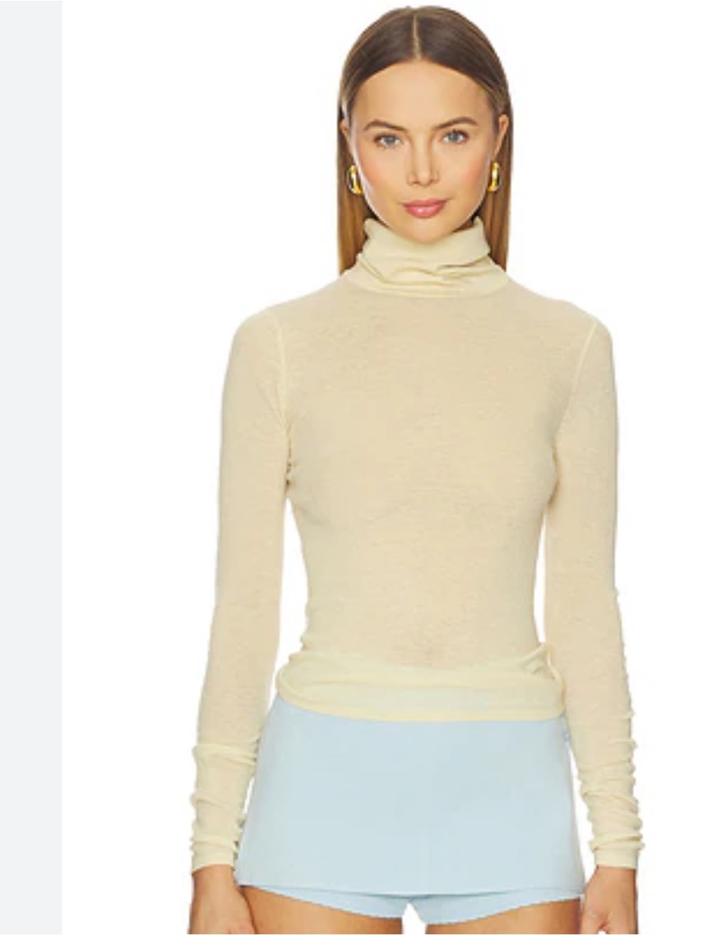 Scotch & Soda butter yellow Turtleneck Long Sleeve